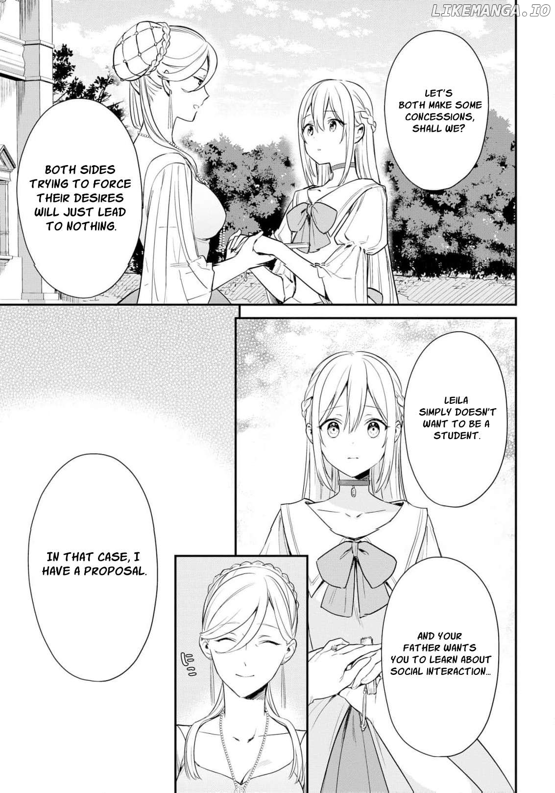 Akuyaku Reijou wa Iya na no de, Imushitsu Joshu ni narimashita Chapter 1 - page 36