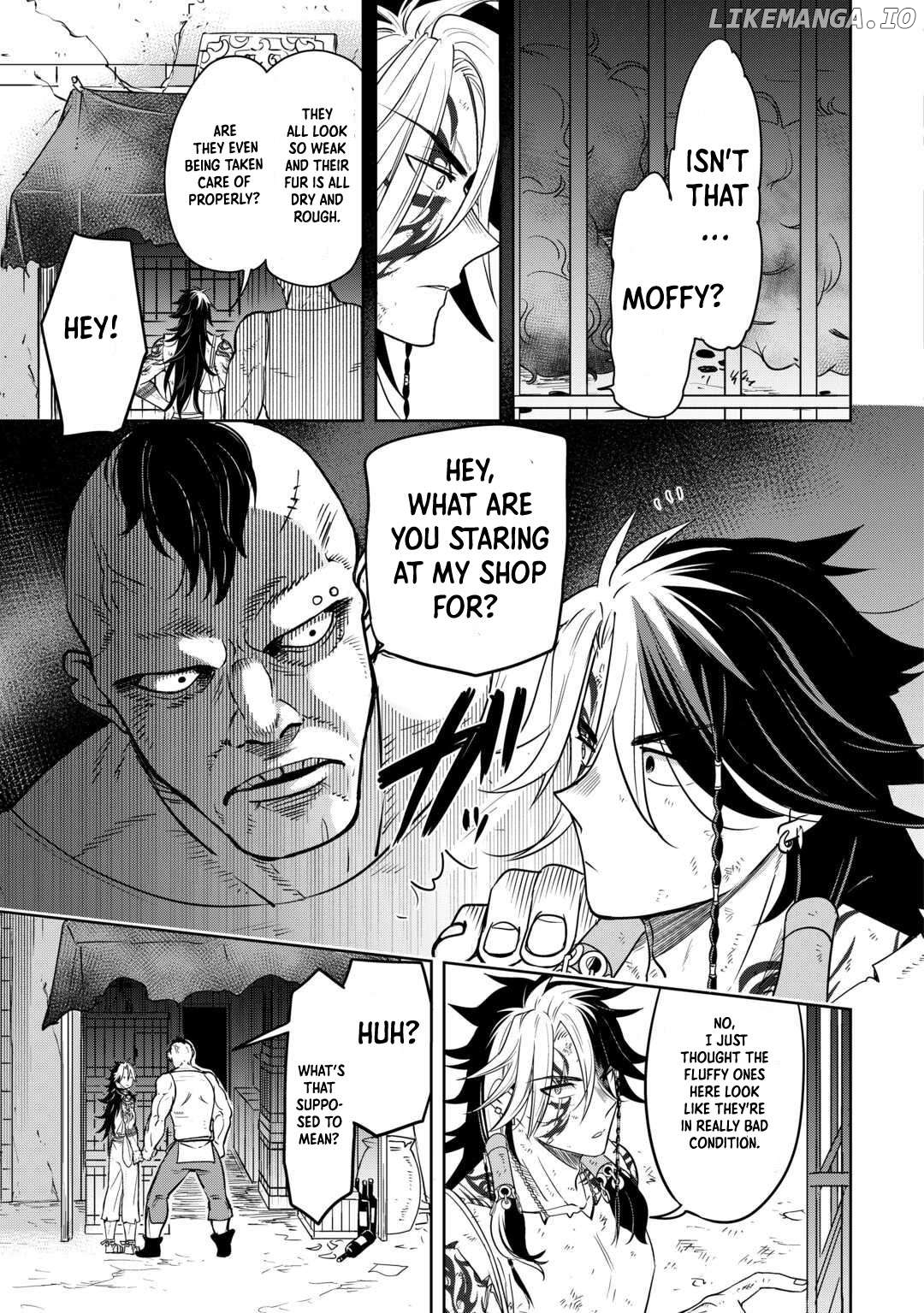 Sono Mofu Café Tenshu, Moto Saikyō Kaizoku. Chapter 1 - page 12