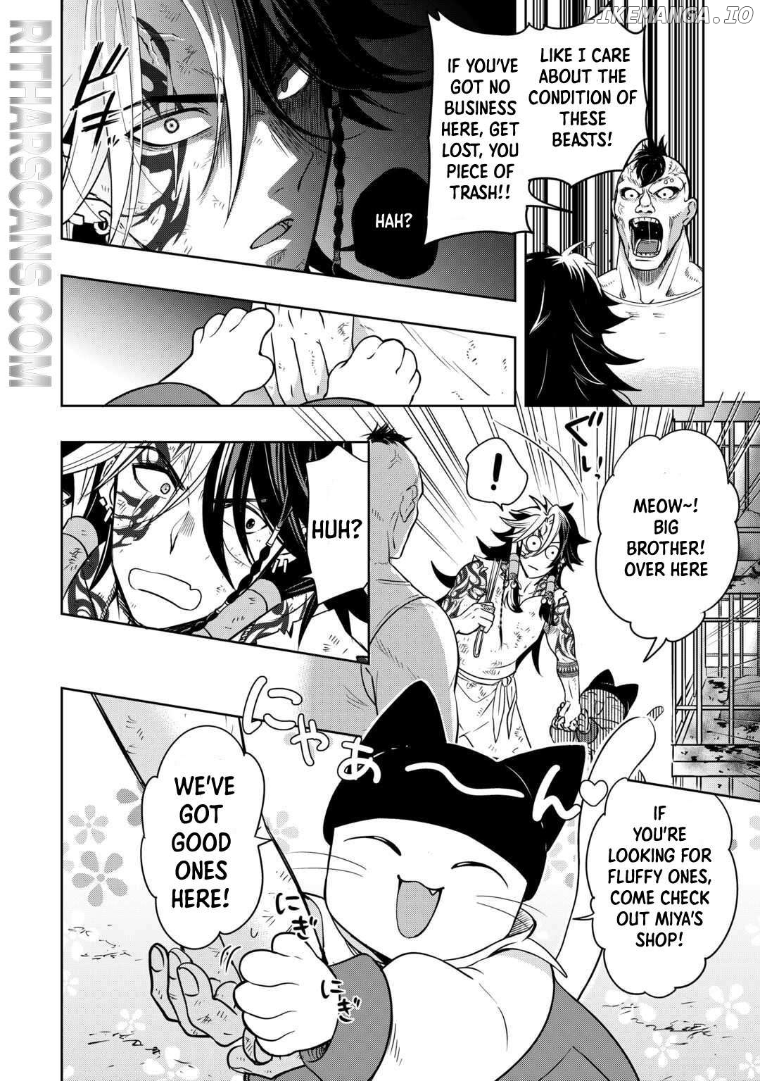 Sono Mofu Café Tenshu, Moto Saikyō Kaizoku. Chapter 1 - page 13