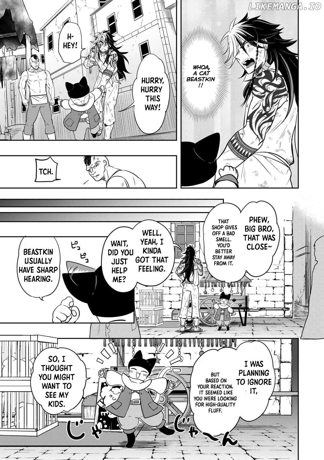 Sono Mofu Café Tenshu, Moto Saikyō Kaizoku. Chapter 1 - page 14