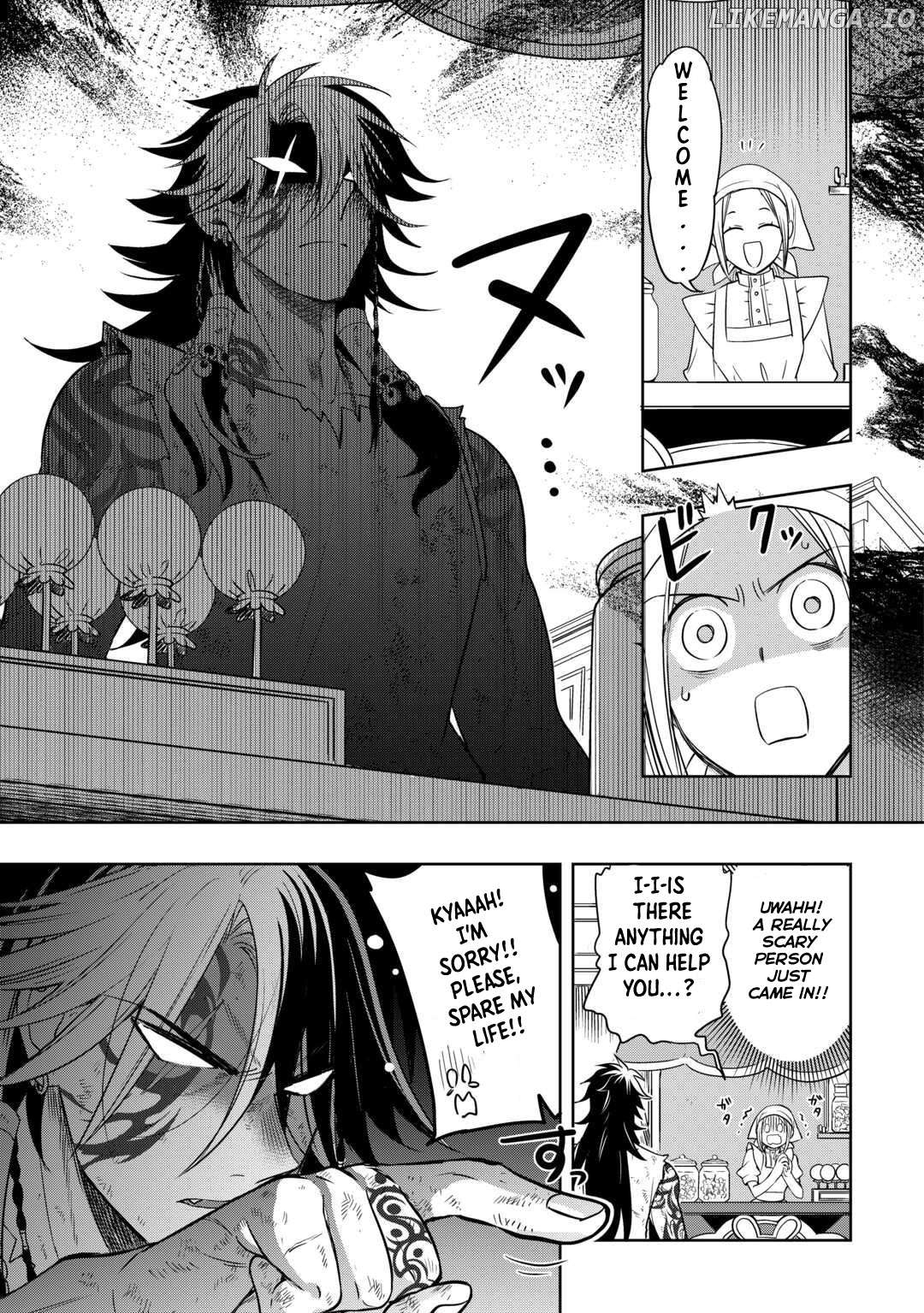 Sono Mofu Café Tenshu, Moto Saikyō Kaizoku. Chapter 1 - page 8