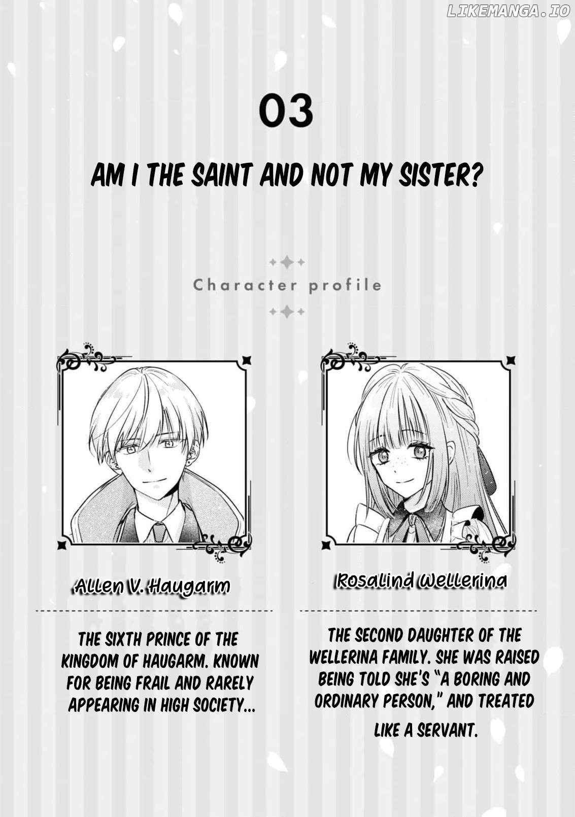 Nise Seijo da to Iwaremashita ga, Douyara Watashi ga Honmono no you desu ka? Chapter 3 - page 6