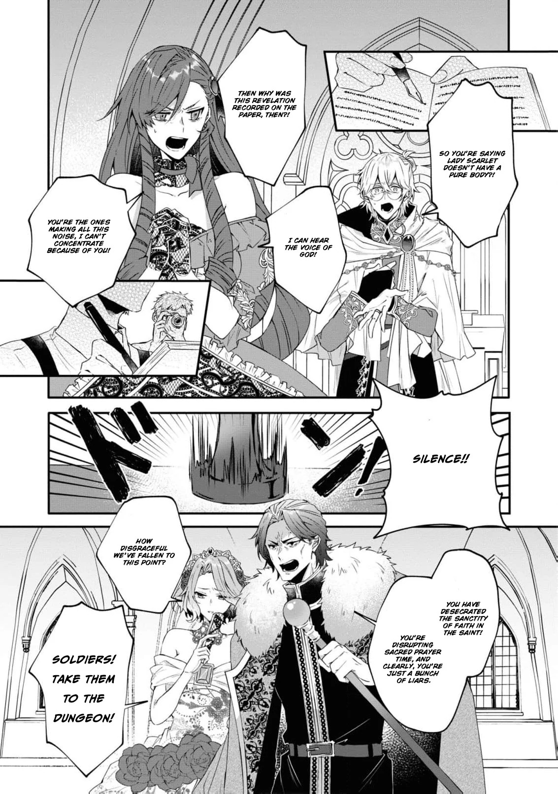 Nise Seijo da to Iwaremashita ga, Douyara Watashi ga Honmono no you desu ka? Chapter 4 - page 28