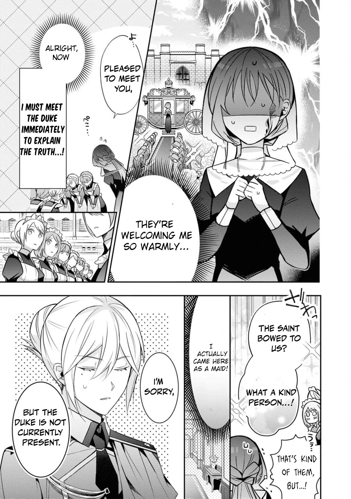 Nise Seijo da to Iwaremashita ga, Douyara Watashi ga Honmono no you desu ka? Chapter 5 - page 19