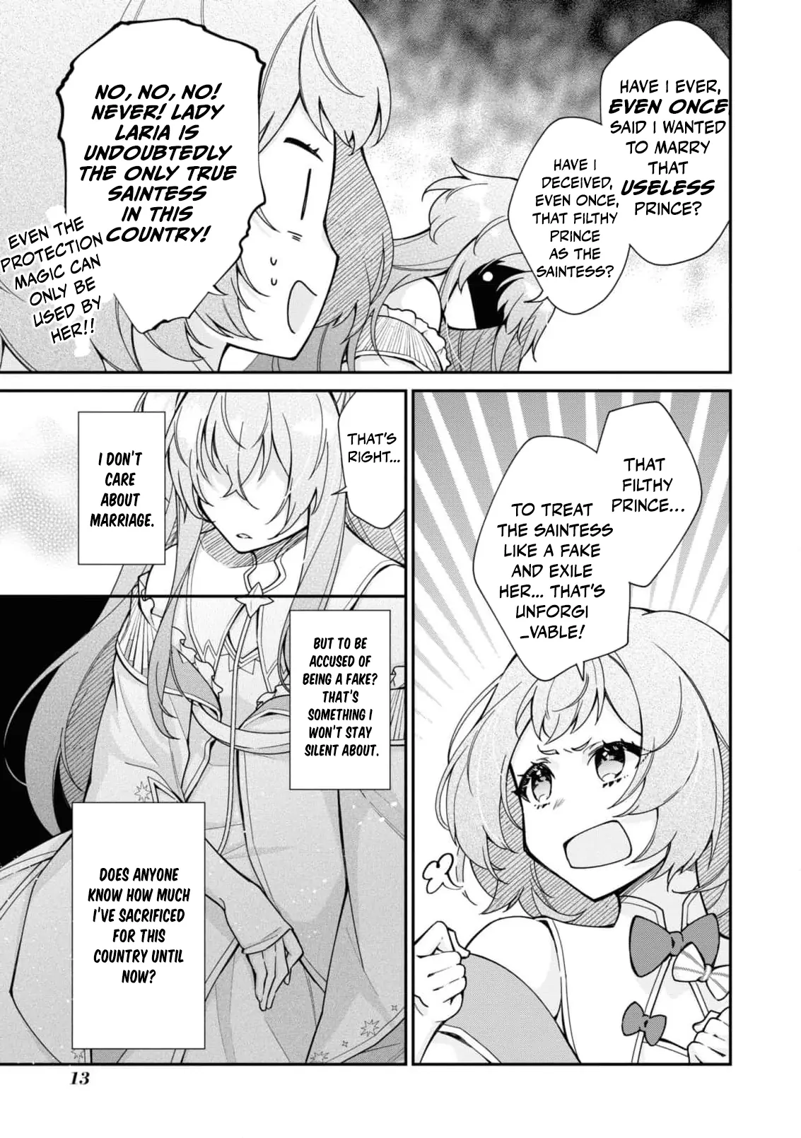 Nise Seijo da to Iwaremashita ga, Douyara Watashi ga Honmono no you desu ka? Chapter 6 - page 16