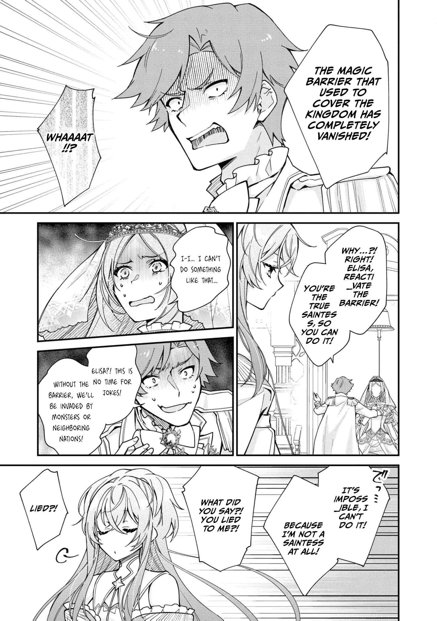 Nise Seijo da to Iwaremashita ga, Douyara Watashi ga Honmono no you desu ka? Chapter 6 - page 24