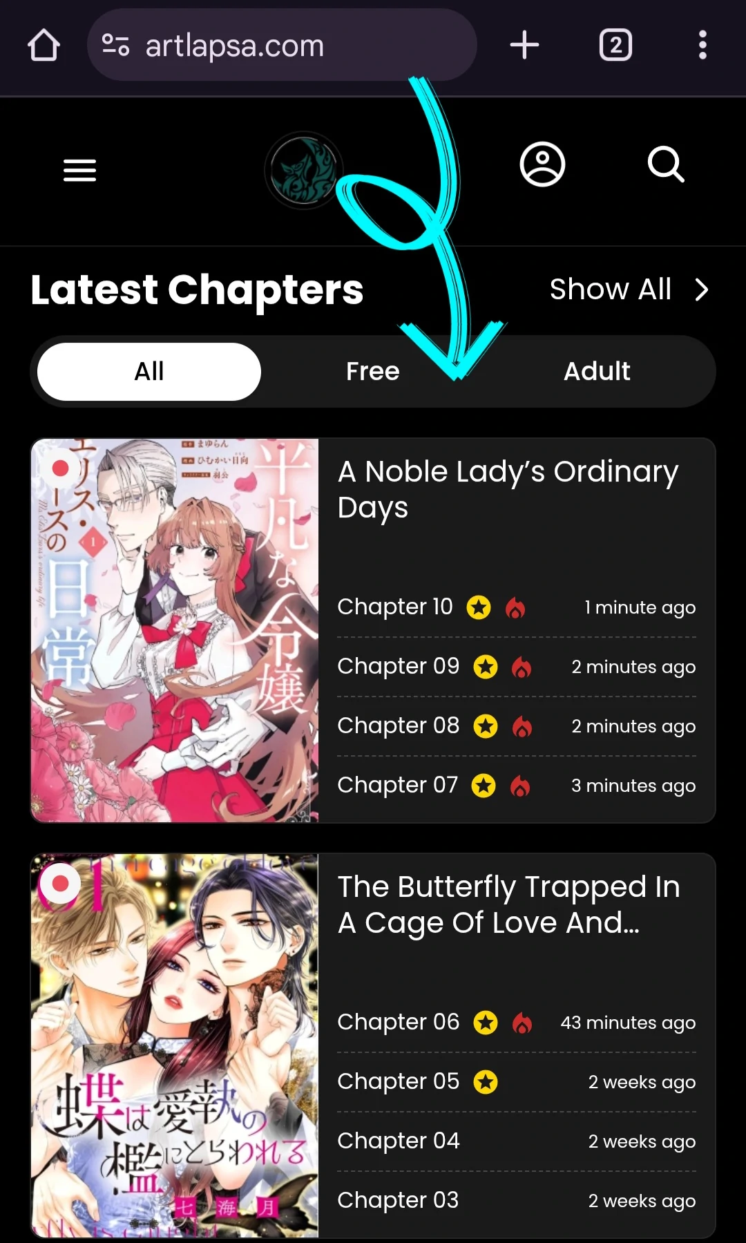 A Noble Lady’s Ordinary Days Chapter 1 - page 1