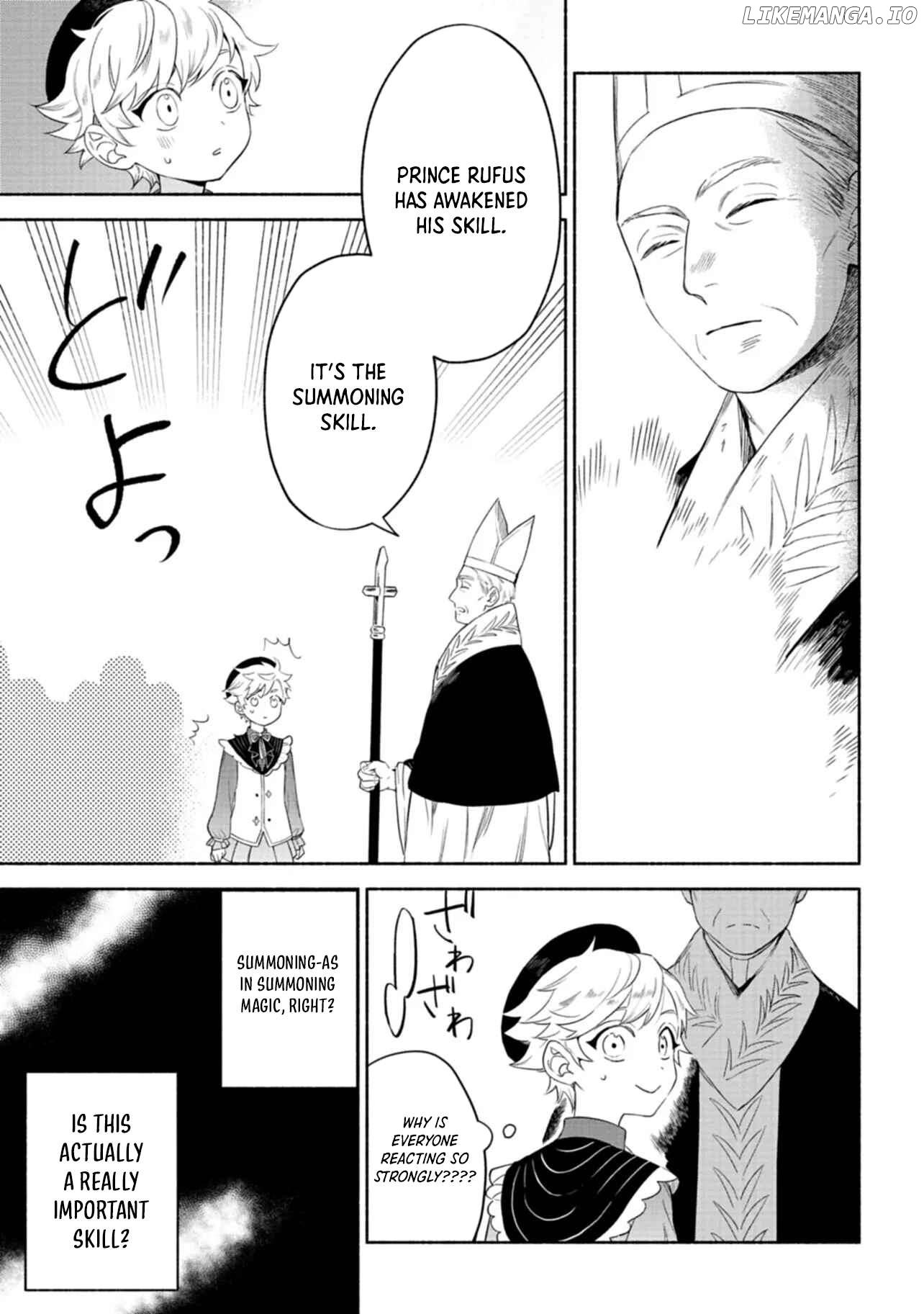 Shoukan Sukiru o Keishou shitanode, Kiwamete Miyou to Omoimasu! ~Mofumofu Mahou seibutsu to Isekai Life o Mankitsuchuu~ Chapter 1 - page 17