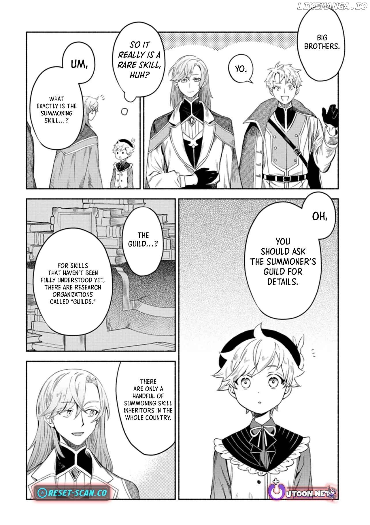 Shoukan Sukiru o Keishou shitanode, Kiwamete Miyou to Omoimasu! ~Mofumofu Mahou seibutsu to Isekai Life o Mankitsuchuu~ Chapter 1 - page 20