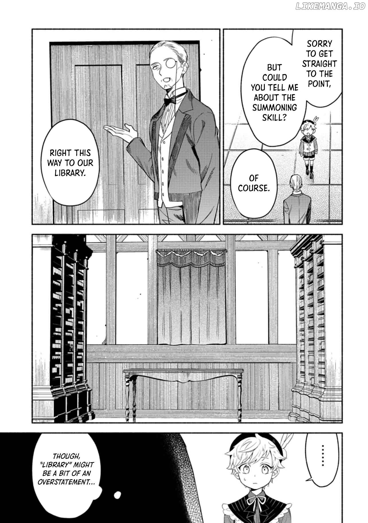 Shoukan Sukiru o Keishou shitanode, Kiwamete Miyou to Omoimasu! ~Mofumofu Mahou seibutsu to Isekai Life o Mankitsuchuu~ Chapter 1 - page 23