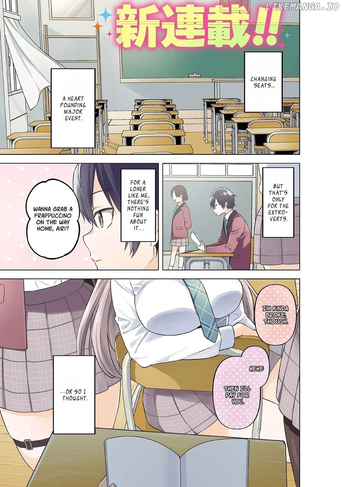 Inkyā no ore ga sekigae de S-kyū bishoujo ni kakomaretara himitsu no kankei ga hajimatta Chapter 1 - page 1