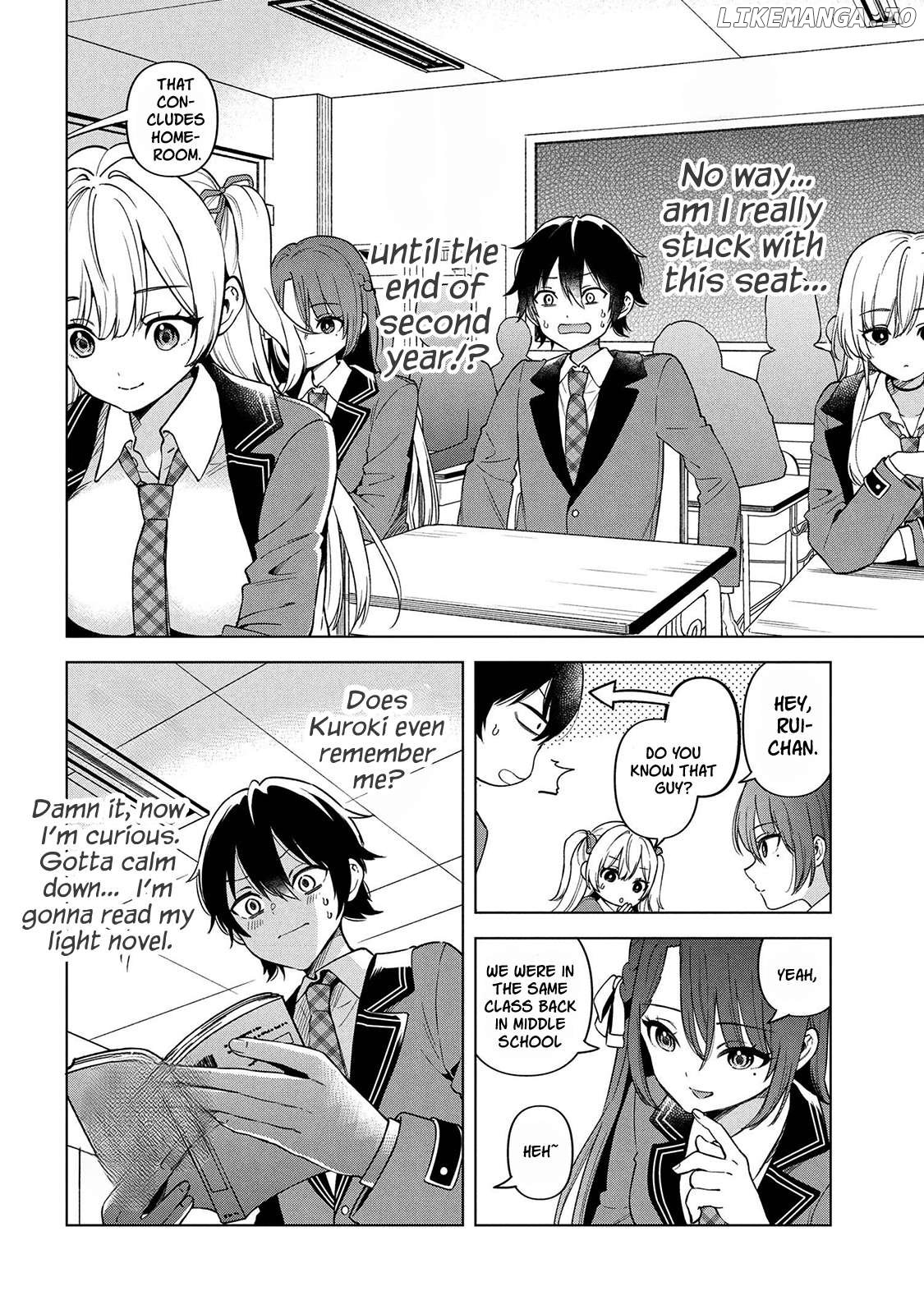 Inkyā no ore ga sekigae de S-kyū bishoujo ni kakomaretara himitsu no kankei ga hajimatta Chapter 1 - page 17