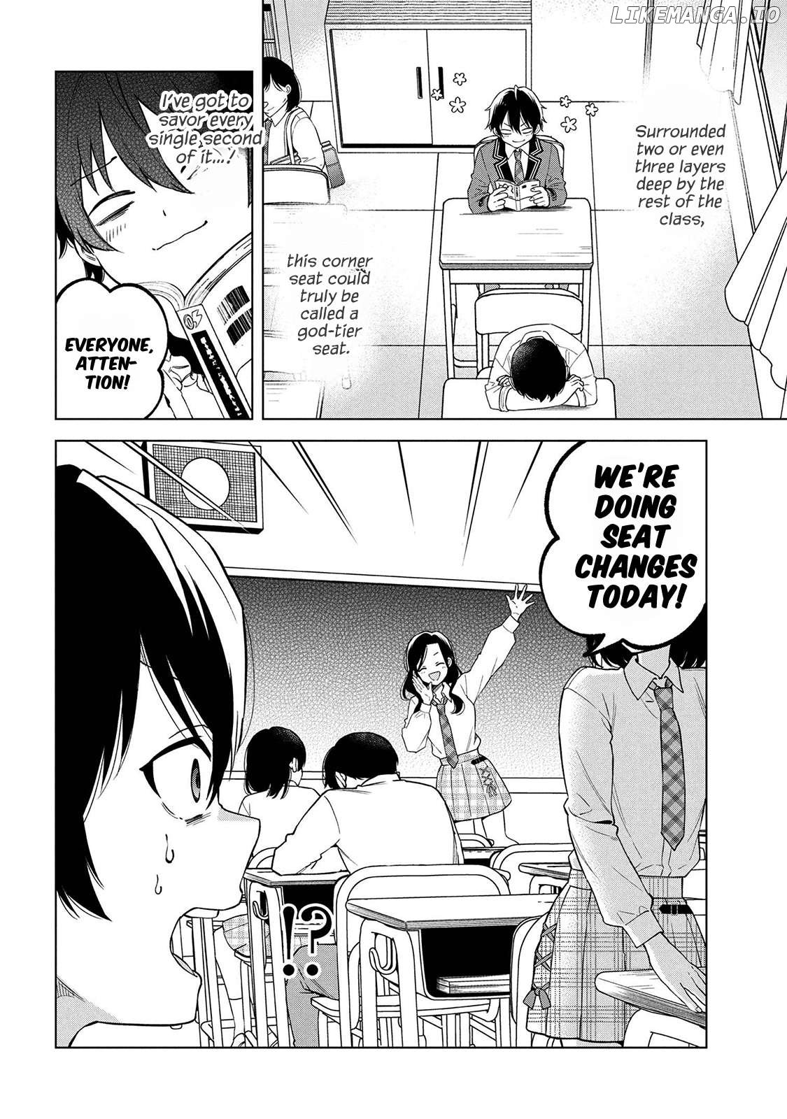 Inkyā no ore ga sekigae de S-kyū bishoujo ni kakomaretara himitsu no kankei ga hajimatta Chapter 1 - page 4