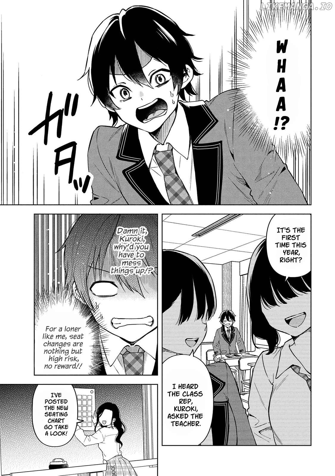 Inkyā no ore ga sekigae de S-kyū bishoujo ni kakomaretara himitsu no kankei ga hajimatta Chapter 1 - page 5