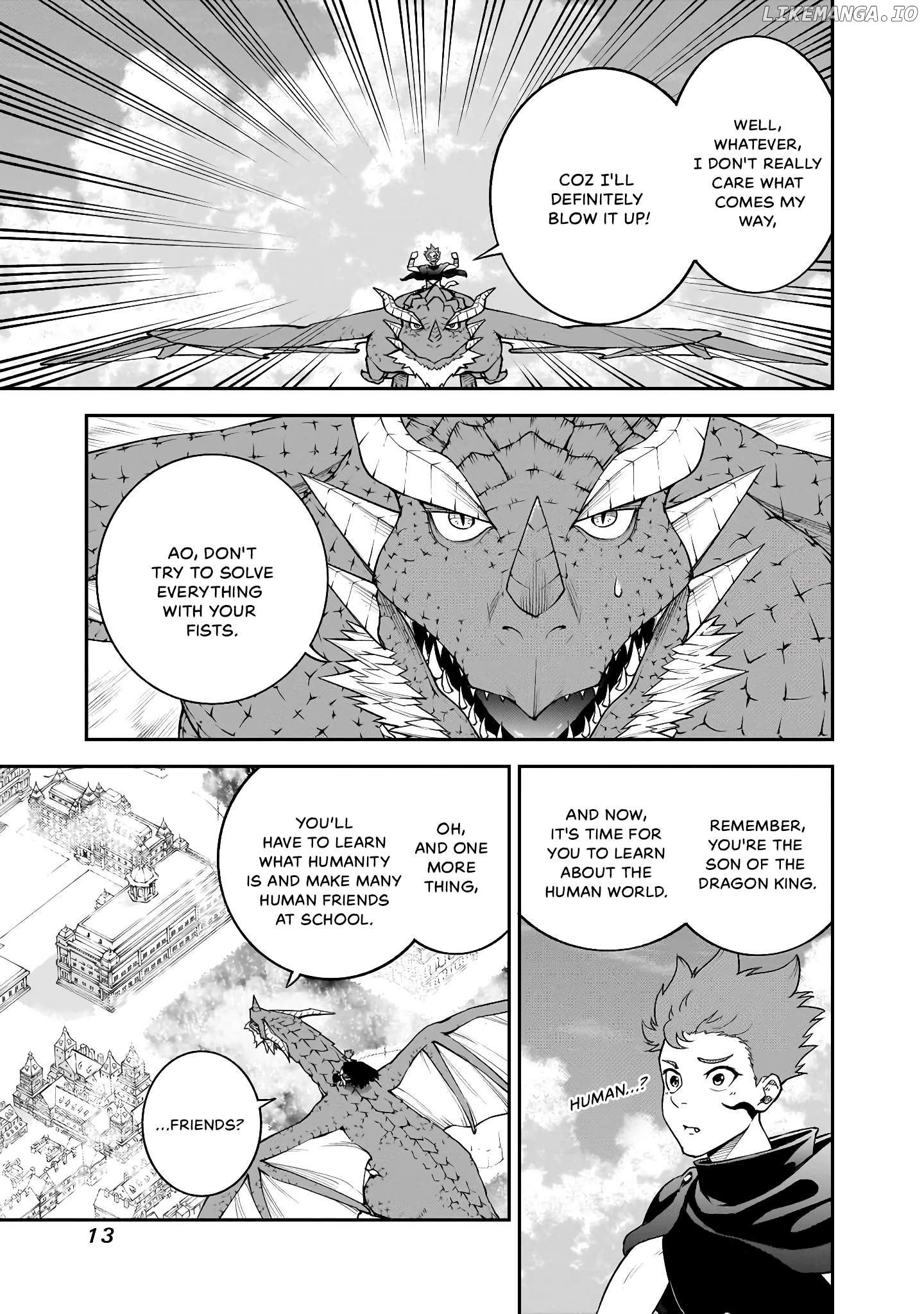 Maryoku Zetsumu no Ryuuken Tsukai: Maryoku Zero no Ryuuou no Musuko, Bocchi Yueni, Tomodachi wo Tsukuru Tameni Madou Gakuen de Musou Suru Chapter 1 - page 11