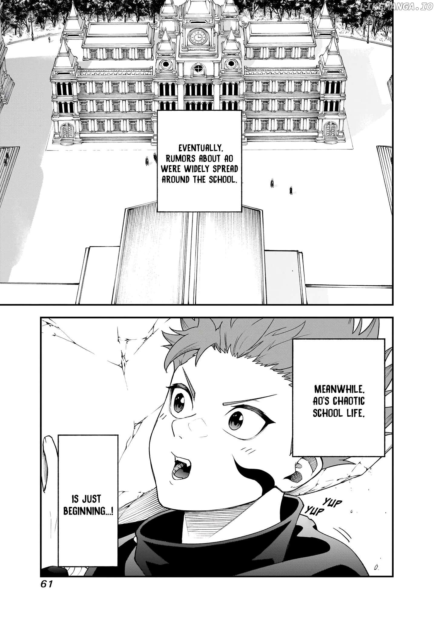 Maryoku Zetsumu no Ryuuken Tsukai: Maryoku Zero no Ryuuou no Musuko, Bocchi Yueni, Tomodachi wo Tsukuru Tameni Madou Gakuen de Musou Suru Chapter 1 - page 57