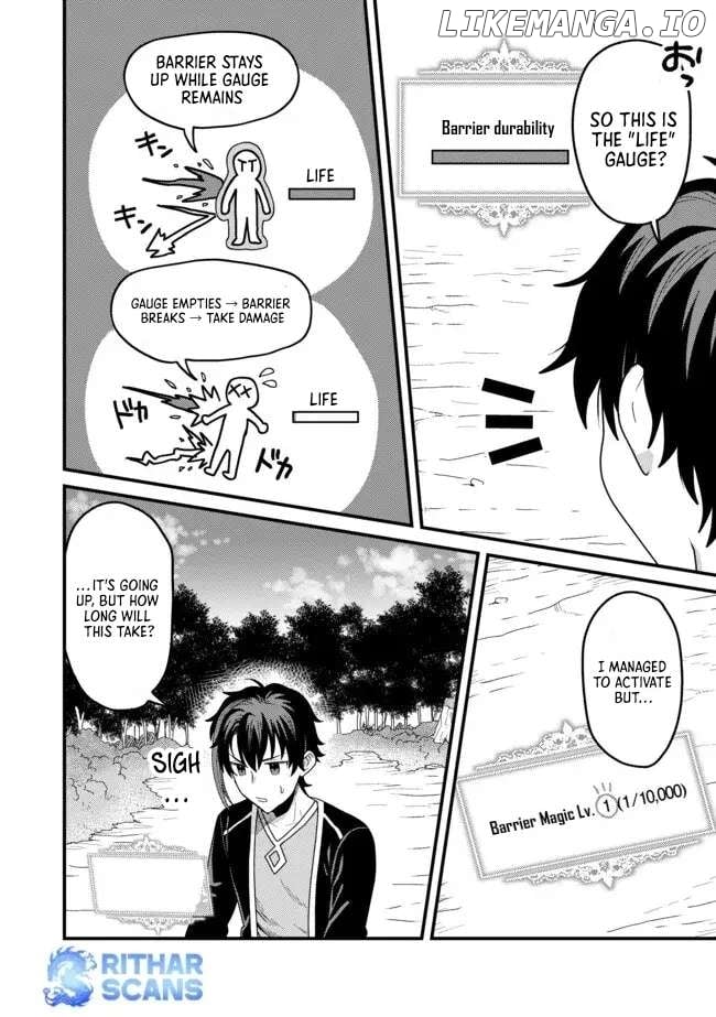 Zen Jidou Mahou [Auto Magic] no Cost Performance Musou "Seichou Speed ga Chou Osoi" to Tsuihou Sareta ga, Houchishite mo Keikenchi ga Atsumaru Mitai Desu Chapter 2.2 - page 14