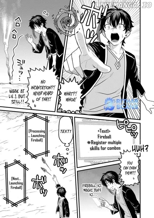 Zen Jidou Mahou [Auto Magic] no Cost Performance Musou "Seichou Speed ga Chou Osoi" to Tsuihou Sareta ga, Houchishite mo Keikenchi ga Atsumaru Mitai Desu Chapter 2.2 - page 17