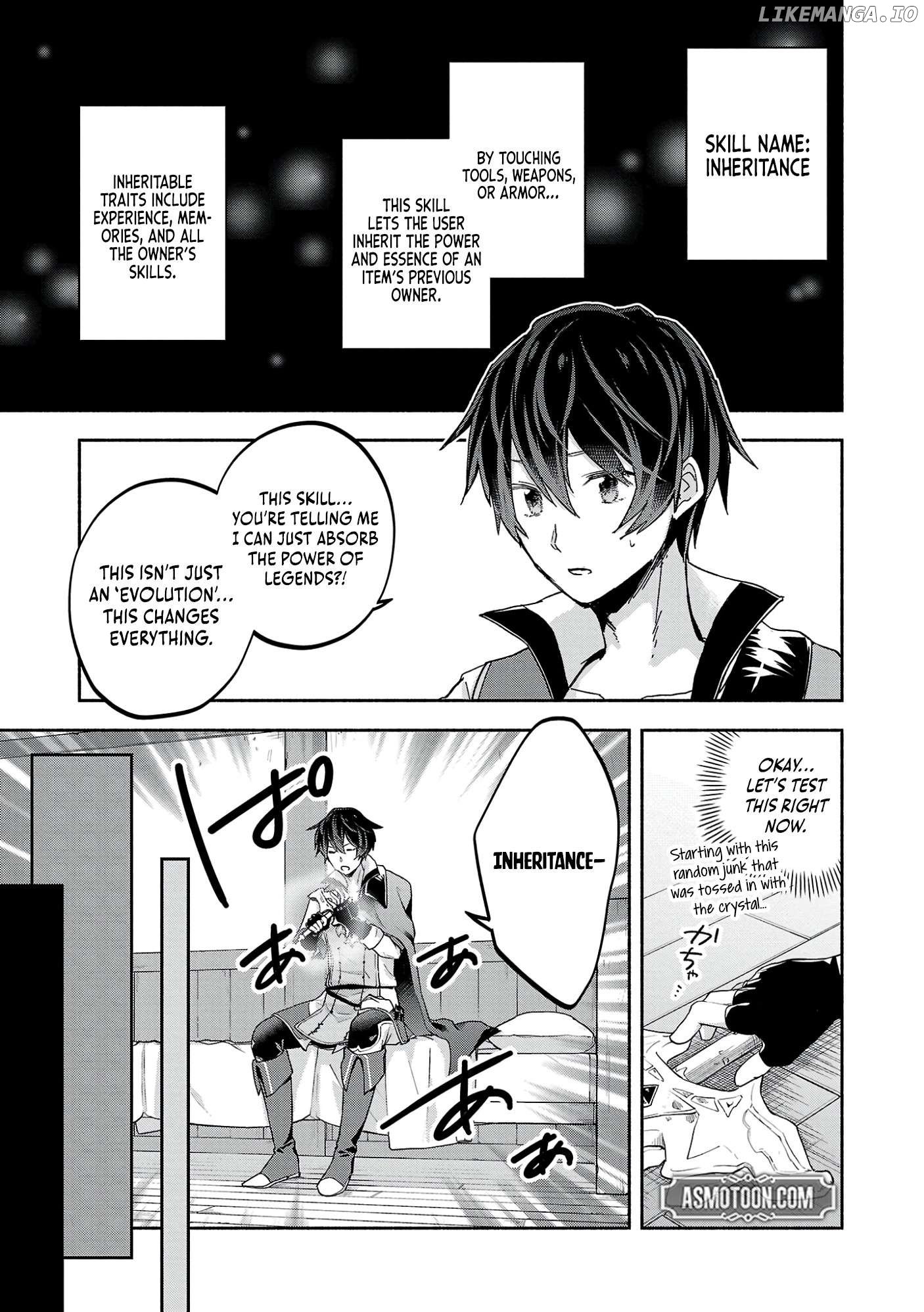 Kono Boukensha, Jinruishi Saikyou desu - Hazura Skill "Kantei" ga "Keishou" ni Kakusei shita no de, Amata no Eiyuu-tachi no Chikara wo Uketsugi Musou suru Chapter 1 - page 35