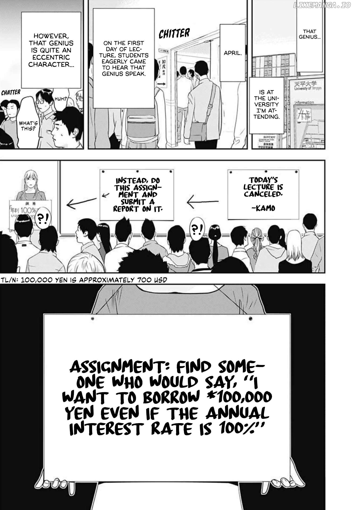 Kamo's Onion is Poisoned: Prof. Kamo's Lecture on "Human" Economics Chapter 1 - page 3