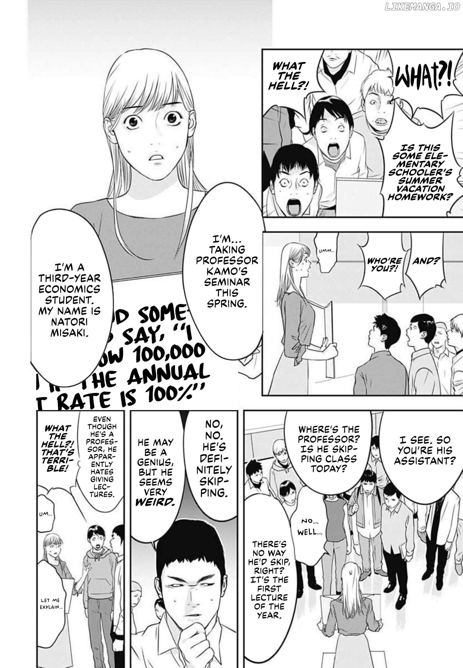 Kamo's Onion is Poisoned: Prof. Kamo's Lecture on "Human" Economics Chapter 1 - page 4