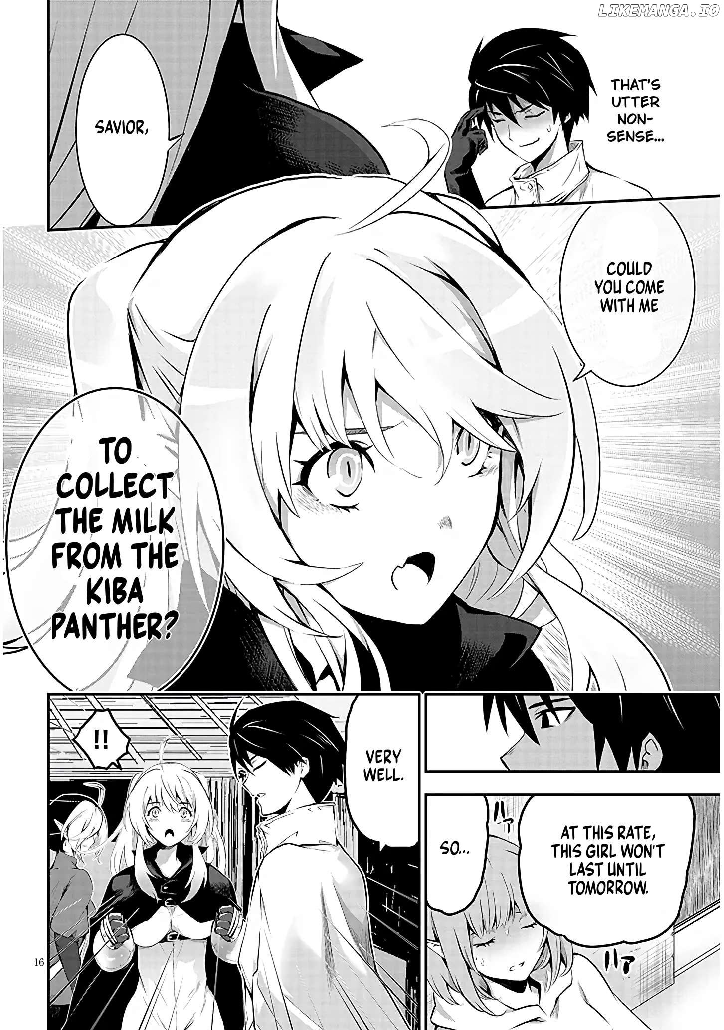 Milk-shibori Hunter no Isekai Sakunyuuki ~Nouka no Saenai Otoko ga Arayuru Shuzoku no Chiku-B o Moteasobi-toriko ni Suru~ Chapter 1.1 - page 16
