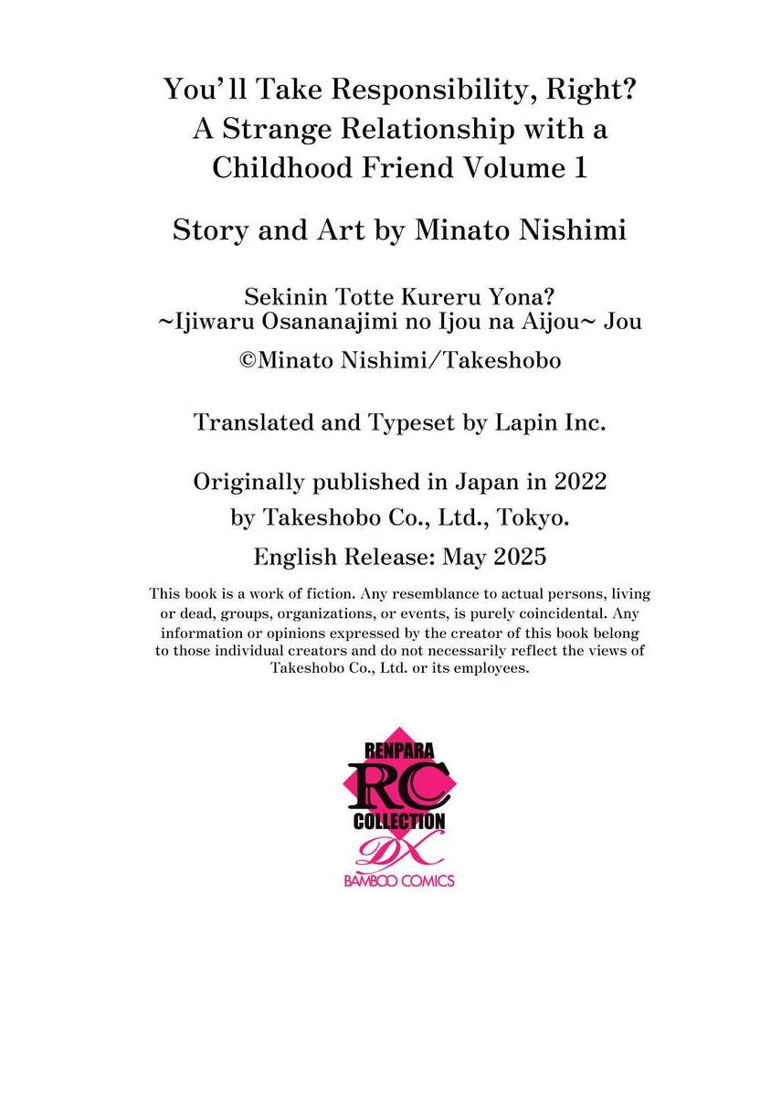 Sekinin Tottekureruyona Ijiwaru Osananajimi no Ijouna Aijou (Official) Chapter 1 - page 34
